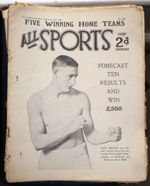 All Sports Illustrated Number 367 September 18th 1926 