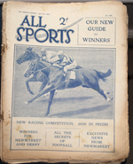 All Sports Illustrated Weekly Number 396 April 9 1927 