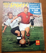 November 1954 World Sports "England or Germany ? by Ferenc Puskas" 