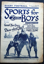 Sports for Boys Volume 1 Number 16 January 22 1921 
