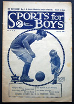 Sports for Boys Volume 1 Number 8 November 27 1920 