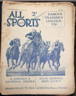 All Sports Illustrated Weekly Number 393 March 19 1927 