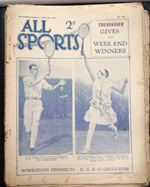 All Sports Illustrated Weekly Number 406 June 18 1927