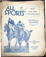All Sports Illustrated Weekly Number 422 October 8 1927