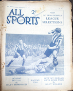 All Sports Illustrated Weekly Number 427 November 12 1927