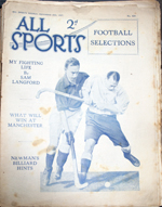 All Sports Illustrated Weekly Number 429 November 26 1927