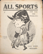 All Sports Illustrated Weekly Number 532 November 16 1929 