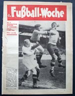 Die Fussball-Woche (The Football Week) 1 July 1936  FA Cup Final picture.