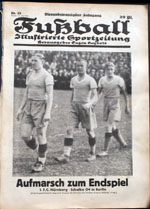 Fussball (Football) Number 25 June 19  1934  Post World Cup