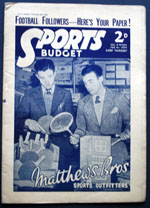 Sports Budget (Series 2) Volume 9 Number 205 February 4 1939
